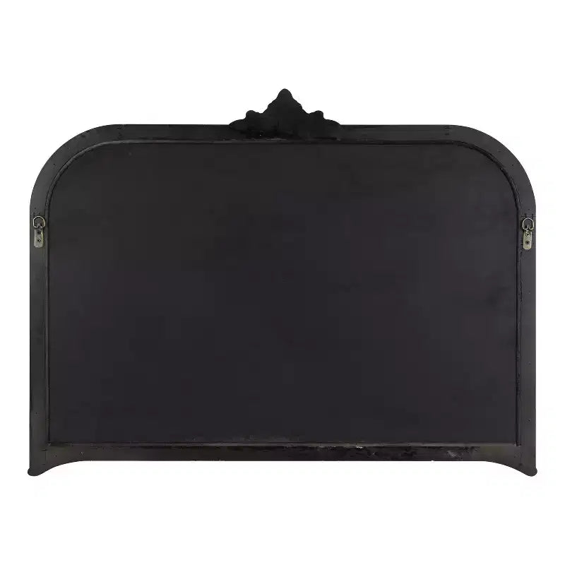 Specchio da Parete Nero a Arco Barocco, Singolo, 40"x30"