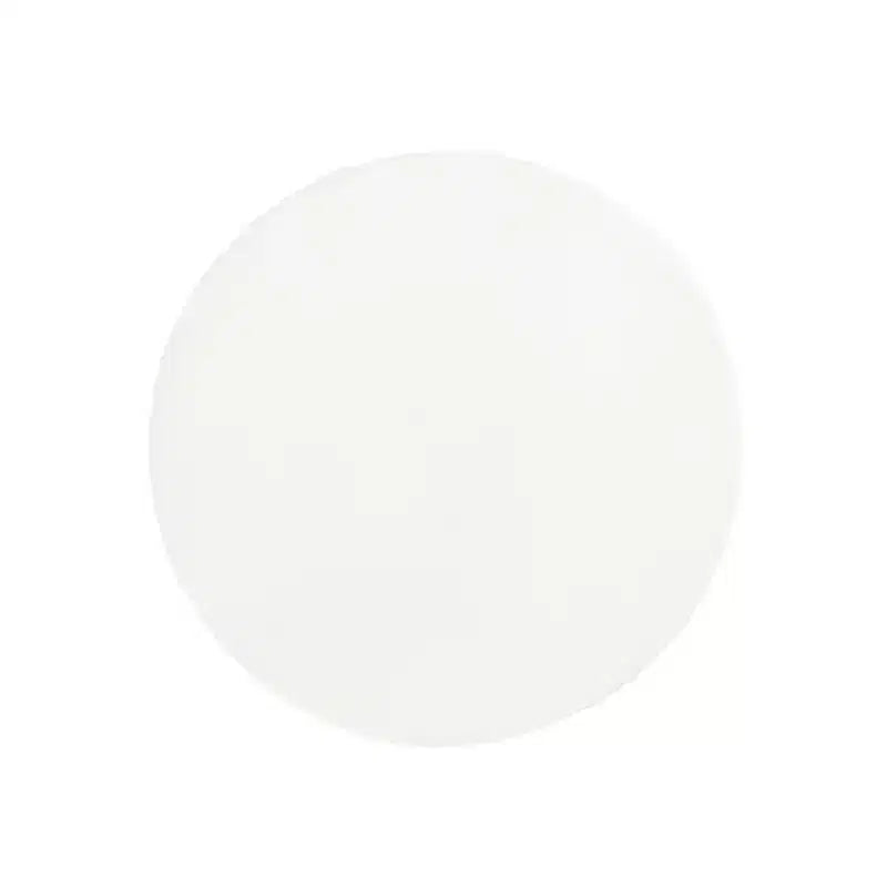 Tavolino rotondo in cemento bianco, a clessidra, per interni/esterni, 1 persona