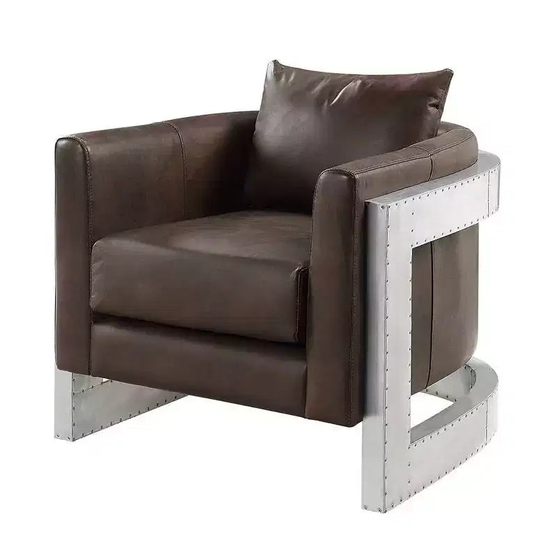 Acme Furniture Betla Leather Accent Chair Espresso