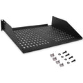 Universal Shelf Mount Tray for Organization with Adjustable Design, Compatible with Most Shelves and Surfaces