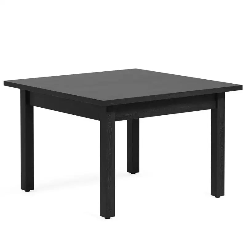 Tavolo da pranzo quadrato in legno marrone/nero/marrone-grigiastro per 2-4 persone