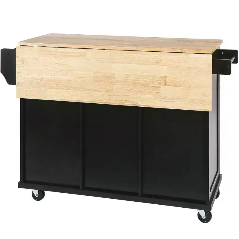 Isola da cucina nera / grigio-blu / verde menta / bianca con porta spezie e porta asciugamani, per 1 persona