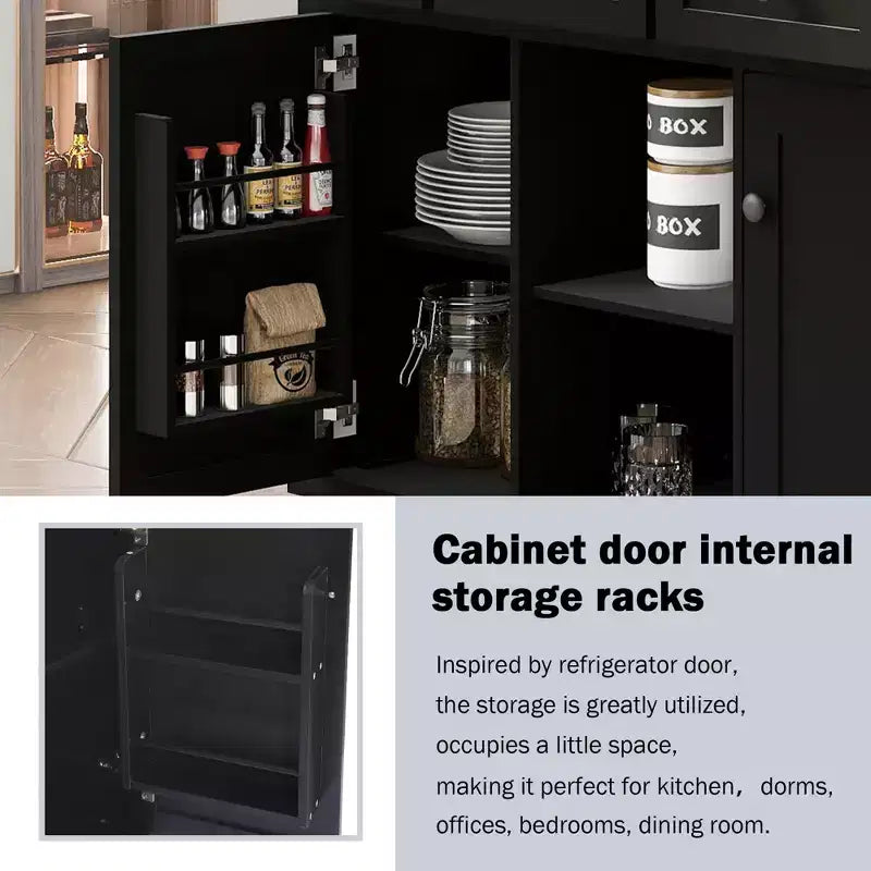Isola da cucina nera / grigio-blu / verde menta / bianca con porta spezie e porta asciugamani, per 1 persona